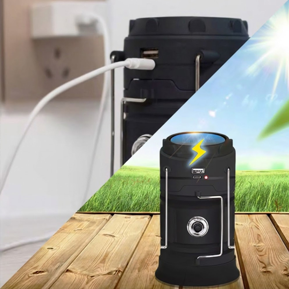 Зарядка: сонце та USB